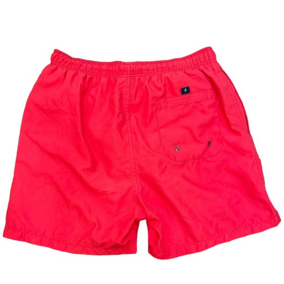 Guy Harvey By AFTCO Red 5" Bathing Suit Trunks Size Large - Picture 3 of 5